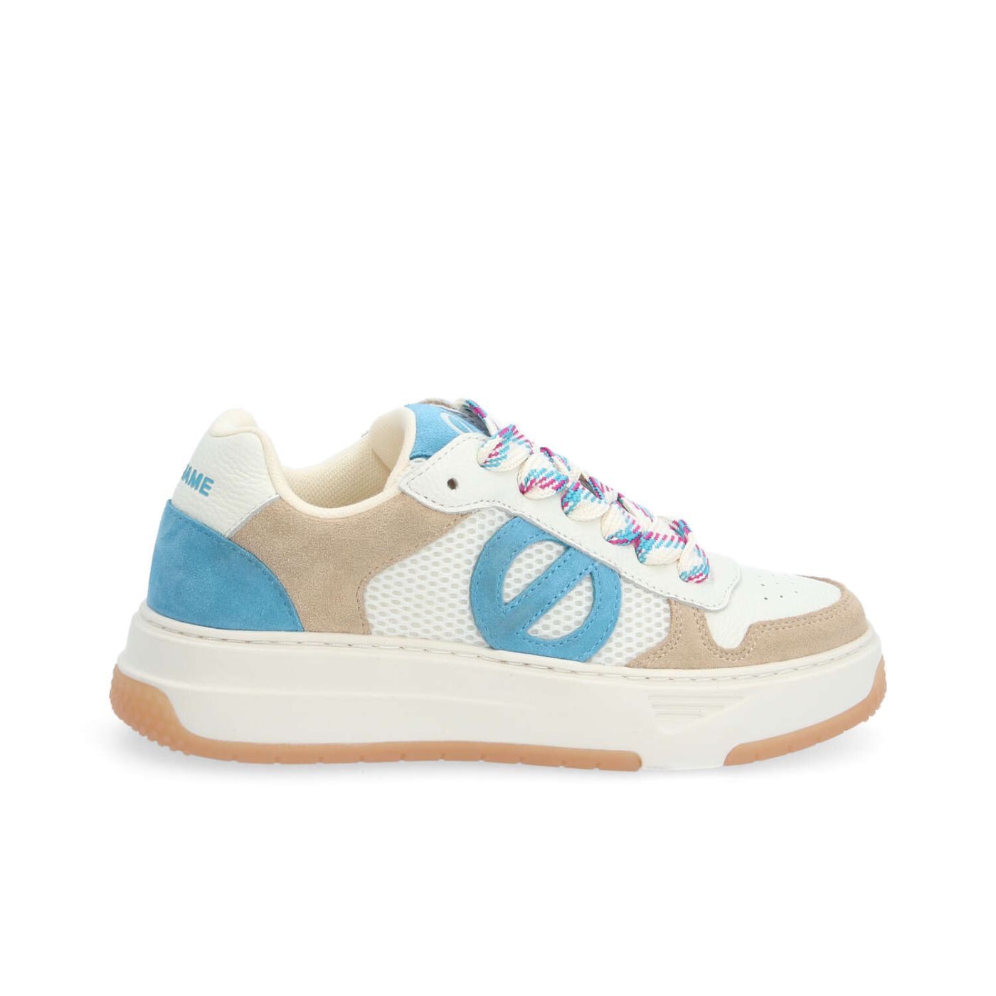 ALISON SNEAKER W - SUEDE/MESH/SUED - BEIGE/BLANC CASSE/BLEU